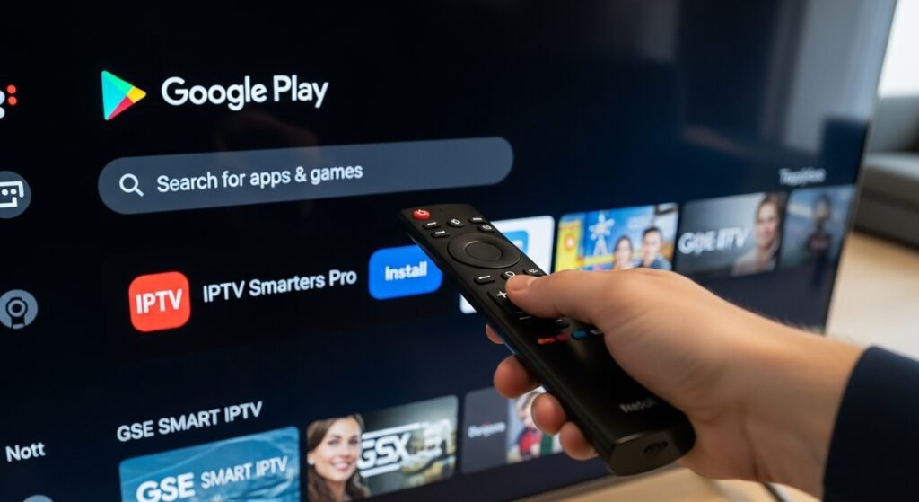 Installing IPTV Apps from the Google Play Store